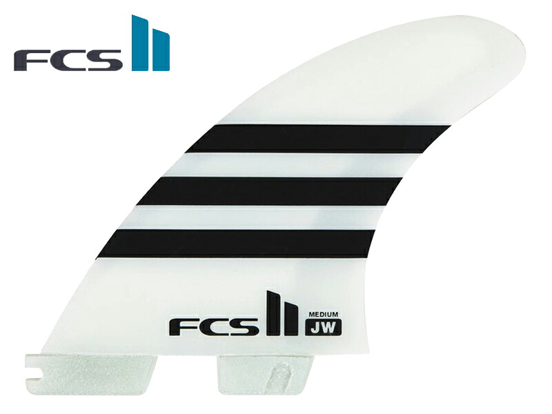 送料無料 【FCS エフシーエス】 FCS2 ATHLETE Series アスリート シリーズ JULIAN WILSON WHITE 白 トライフィン 3 FIN ショート用 3枚 セット MEDIUM PC パフォーマンスコア AIRCORE エアーコア ホワイト M |BRAYZ
