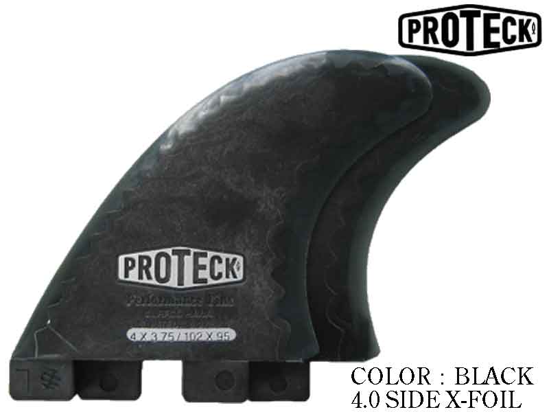 PROTECK FIN プロテック フィン 4 .0SURFCOHAWAII サーフコハワイ 4\" 80A SIDE FIN サイドフィン セーフティーフィン ソフトウレタンエッジ FCS X-FOIL 怪我防止 レディース 安全 怪我 メール便