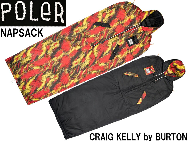 楽天市場】【POLER】ポーラー NAPSACKS 着たまま動ける 寝袋 シェラフ