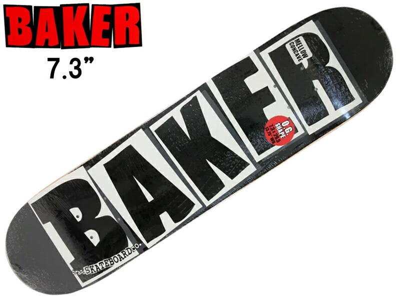 楽天市場】BAKER ベイカー BLAND LOGO DECK 7.3 ブランド ロゴ