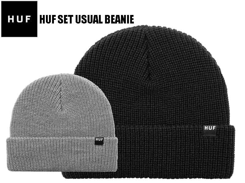 HUF(ハフ) SET USUAL BEANIE KNIT CAP ビーニー ニット キャップ A01