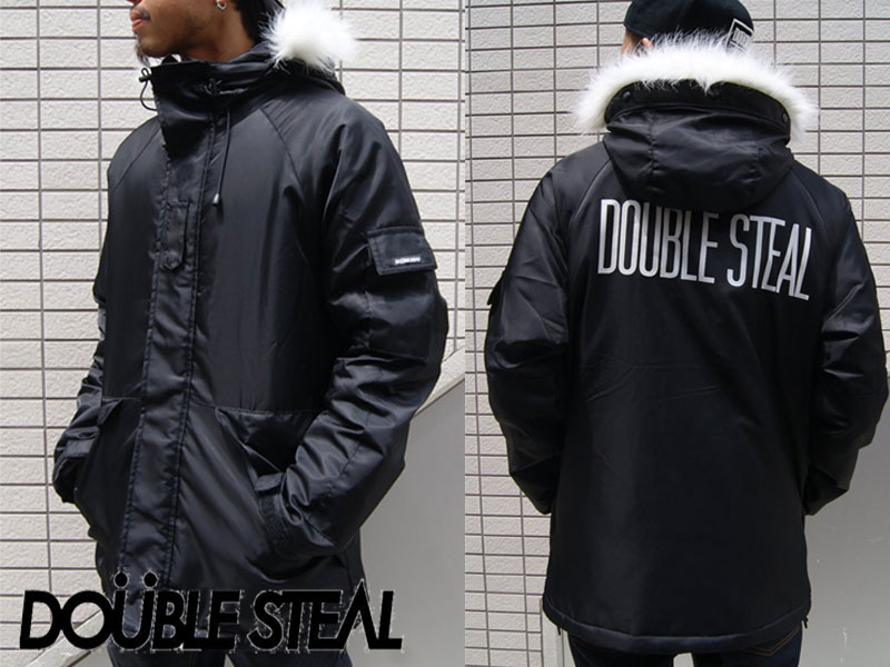 楽天市場】DOUBLE STEAL BLACK ダブルスティール ブラック 5LOGO MA-1