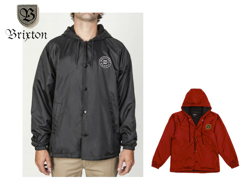 美品！！BRIXTON BETA R COACHES JKT ブラック Men's Beta Coaches Jacket - Black – Brixton Europe