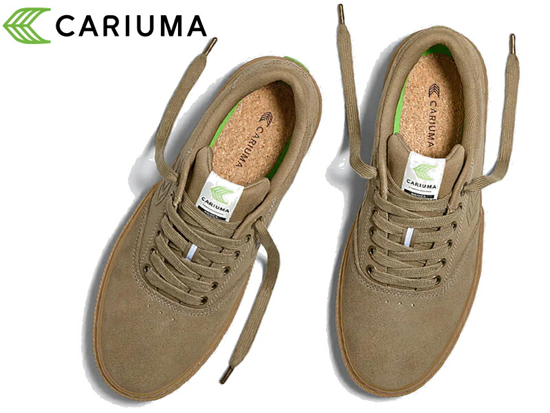 CARIUMA カリウマ レディース メンズ NAIOCA PRO ナイオカ 511707N18 ベージュ 靴 シューズ スケートボードシューズ スケートシューズ スケシュー SKATE スケボー sk8 スニーカー スエード キャンバス シンプル サンド Gum Burnt Sand|BRAYZ