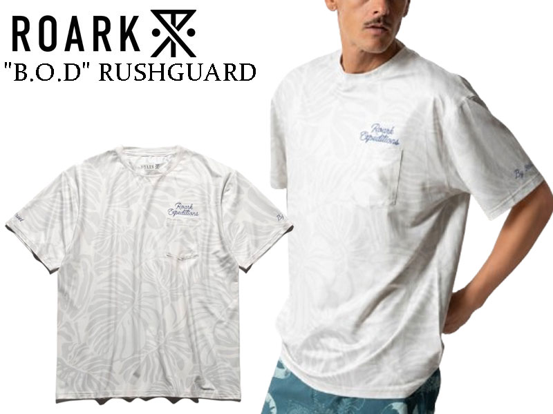 ROARK ロ弧線 ティーシャツ 半袖 ロゴタイプ WHITE 白 \