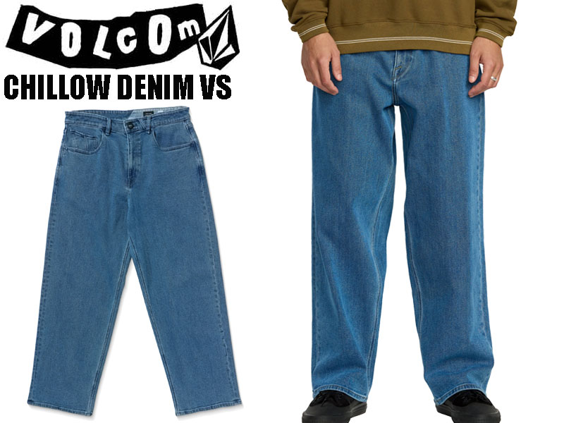 VOLCOM ボルコム ヴォルコム 日本正規品 ジーンズ デニム ボトム パンツ a1932500 CHILLOW DENIM VS スケボー サーフィン スノーボード ファッション ジーパン メンズ 男性 男性用 人気 |BRAYZ