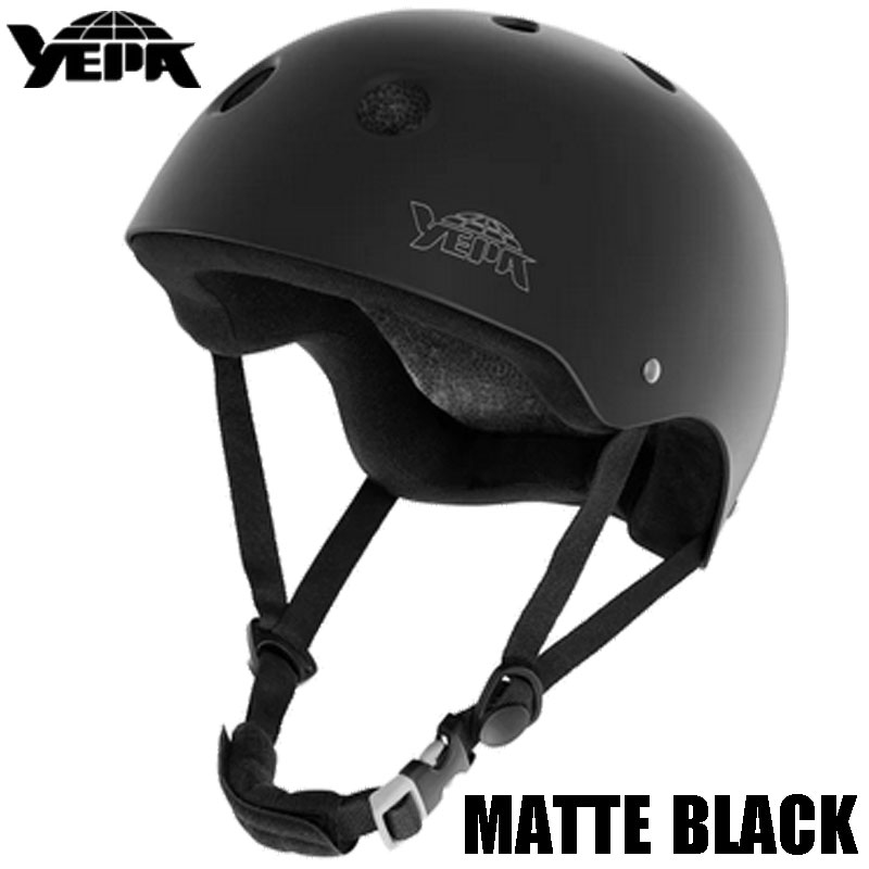 YEPA スケボー 安全帽 イエパ イェパ 滑るゲーム盤 SK8 T-SHELL HELMET MATTE BLACK 行動 運動競技 運動競技用 HELMET 頭 小わっぱ kids 市民大会用 成年者 成年者用 メンズ レディース トニー・フォーク リジー・アーマント