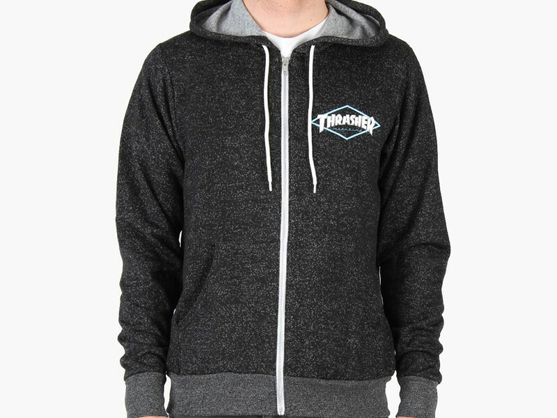 THRASHER スラッシャー パーカー OG Diamond Zip Hood ジップアップパーカー ストリートファッション スケート オーリー サムライ｜BRAYZ 8,533円