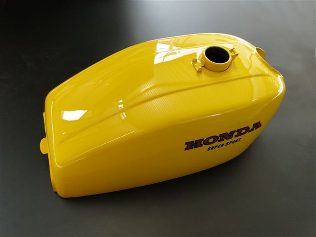 楽天市場】CB400F ヨンフォア 398 青 ガソリンタンク バーニッシュ