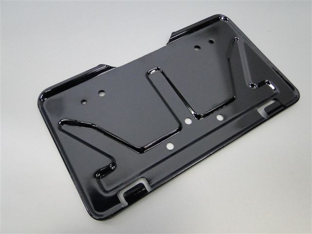 Z400FX 純正ナンバープレート台 (黒色) KAWASAKI 旧車 絶版バイク 8931
