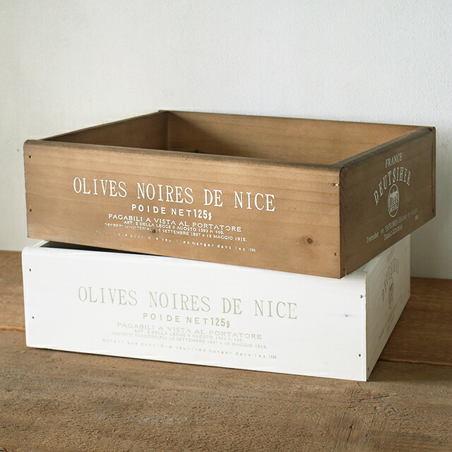 楽天市場】木箱 収納ボックス アンティーク カントリーボックスNo.19