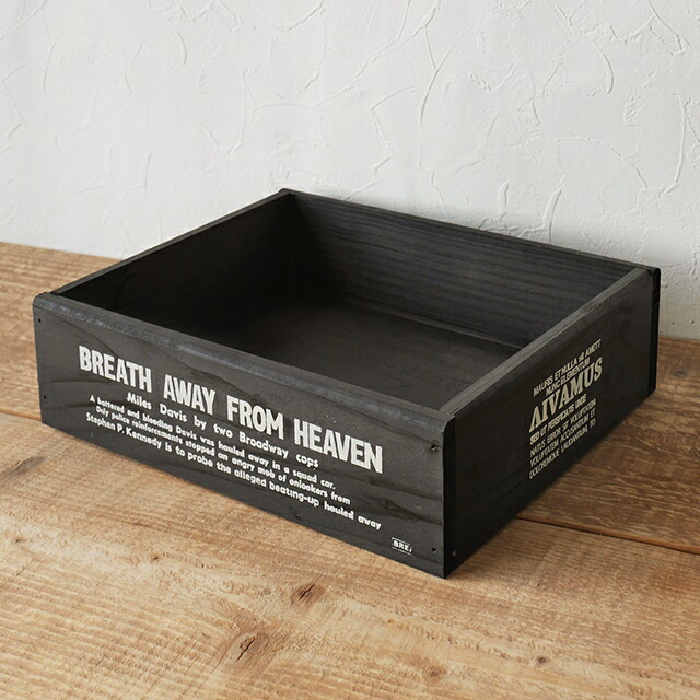 楽天市場 木箱 収納ボックス ブラック カントリーボックス 大 小物入れ Wood Box ガーデニングやおもちゃ箱に 西海岸 ブルックリン風 収納ストッカー Breaブレア Brea 楽天市場店