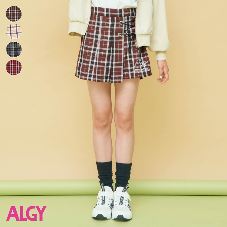 楽天市場】【スーパーセール SALE 30%OFF】 ALGY アルジー ショートパンツ 2021 秋冬物 (XXS/XS/S/M) 合皮サスペンダー付きチェックキュロット  メール便可：ベビー子供服のYYKIDS 楽天市場店