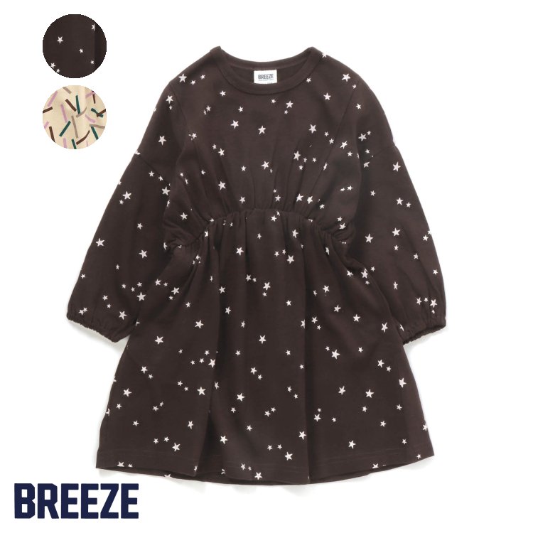 楽天市場 総柄カットソーワンピース 女の子 Breeze ブリーズ ブリーズ 子供服 キッズ ベビー ワンピース ジャンパースカート かわいい 秋 秋物 新作 エフオー Fo J F O Online Store 楽天市場店