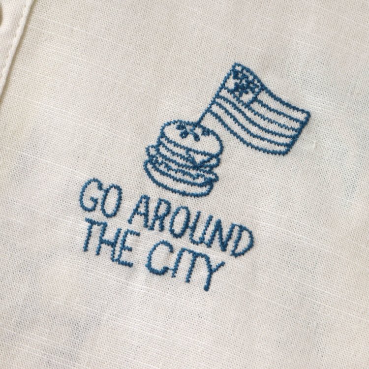 Breeze 80cm 90cm あす楽対応 100cm 110cm 1cm 130cm 白 ブルー ゆるイラストシャツ 男の子 女の子 ブリーズ 子供服 Fo エフオー かっこいい 半袖シャツ ブラウス 新作 夏物 キッズ ベビー かわいい 夏 J9902