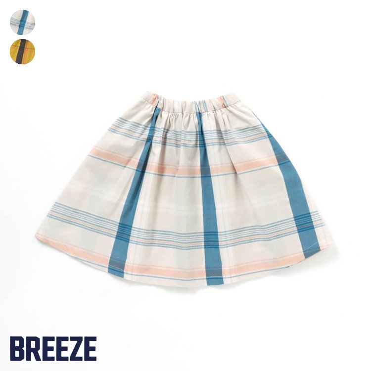 チェックスカート ▽▽ 女の子 BREEZE ブリーズ 子供服 キッズ ベビー スカート 通学 秋 秋物 新作 エフオー FO △△ j418912