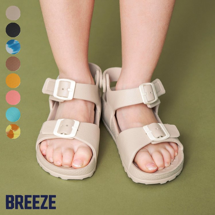 BREEZE♡サンダル 黒 13.0 サンダル