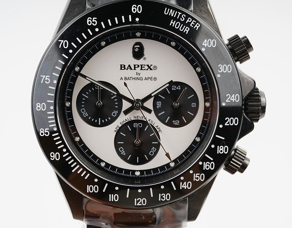 パソコンエイプ BAPEX デイトナ black エクスプローラー ブラック kaws 時計