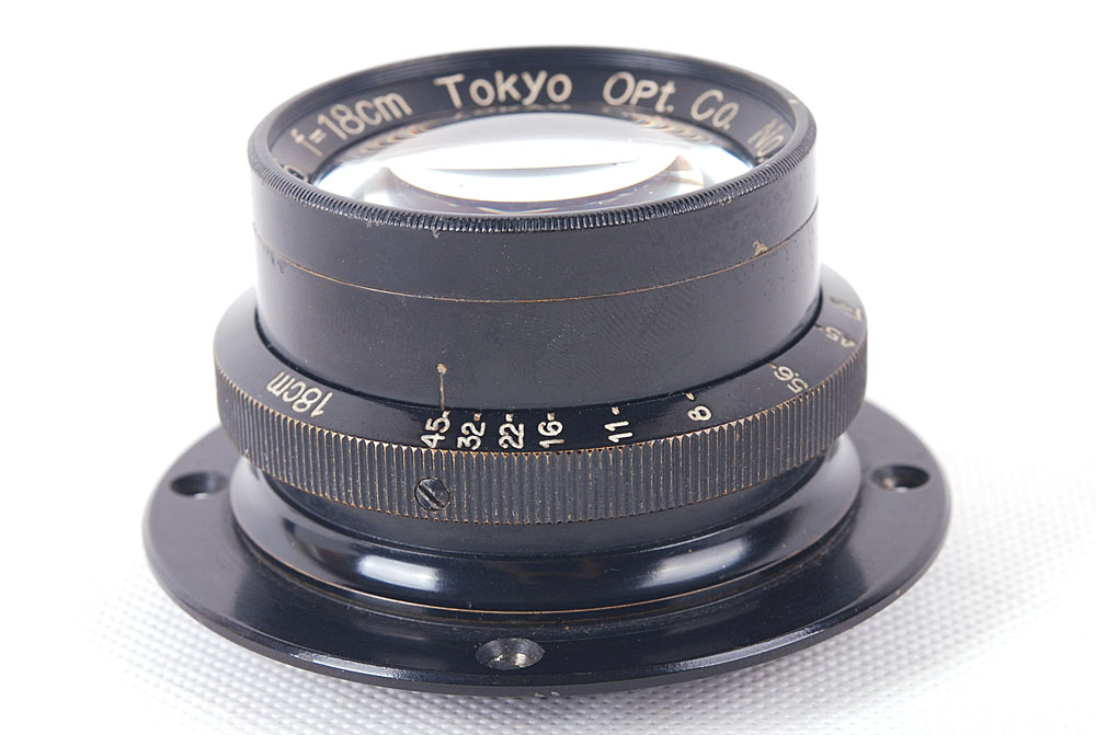 【特価美品】Simlar/シ鏡鑑 180粍 F4.5 Tokyo Opt.Co. 大判水晶体#jp20341