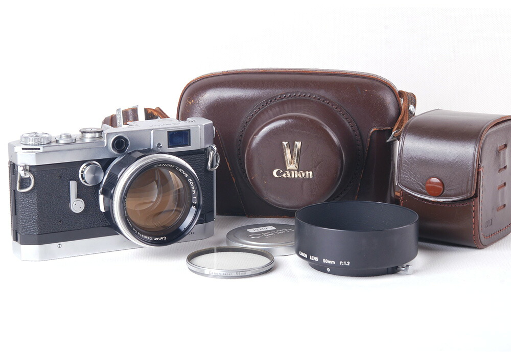 【美品】Canon/キャノン model Vt de luxe 50mm F1.2 LTM 付き シルバーレンジファインダーカメラ#jp18214|ブレゲカメラ