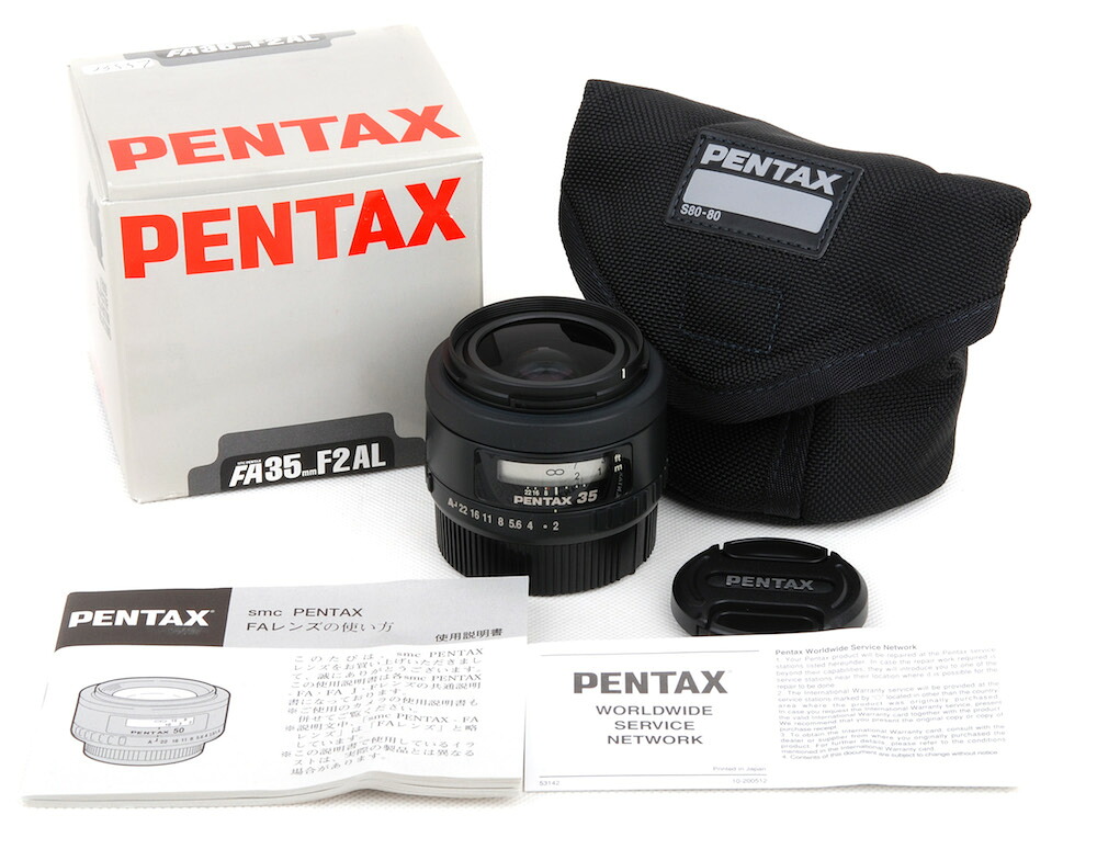 【美品】Pentax/ペンタックス SMC Pentax-FA 35mm F2 AL レンズ 箱付き#jp23557｜ブレゲカメラ 23,430円