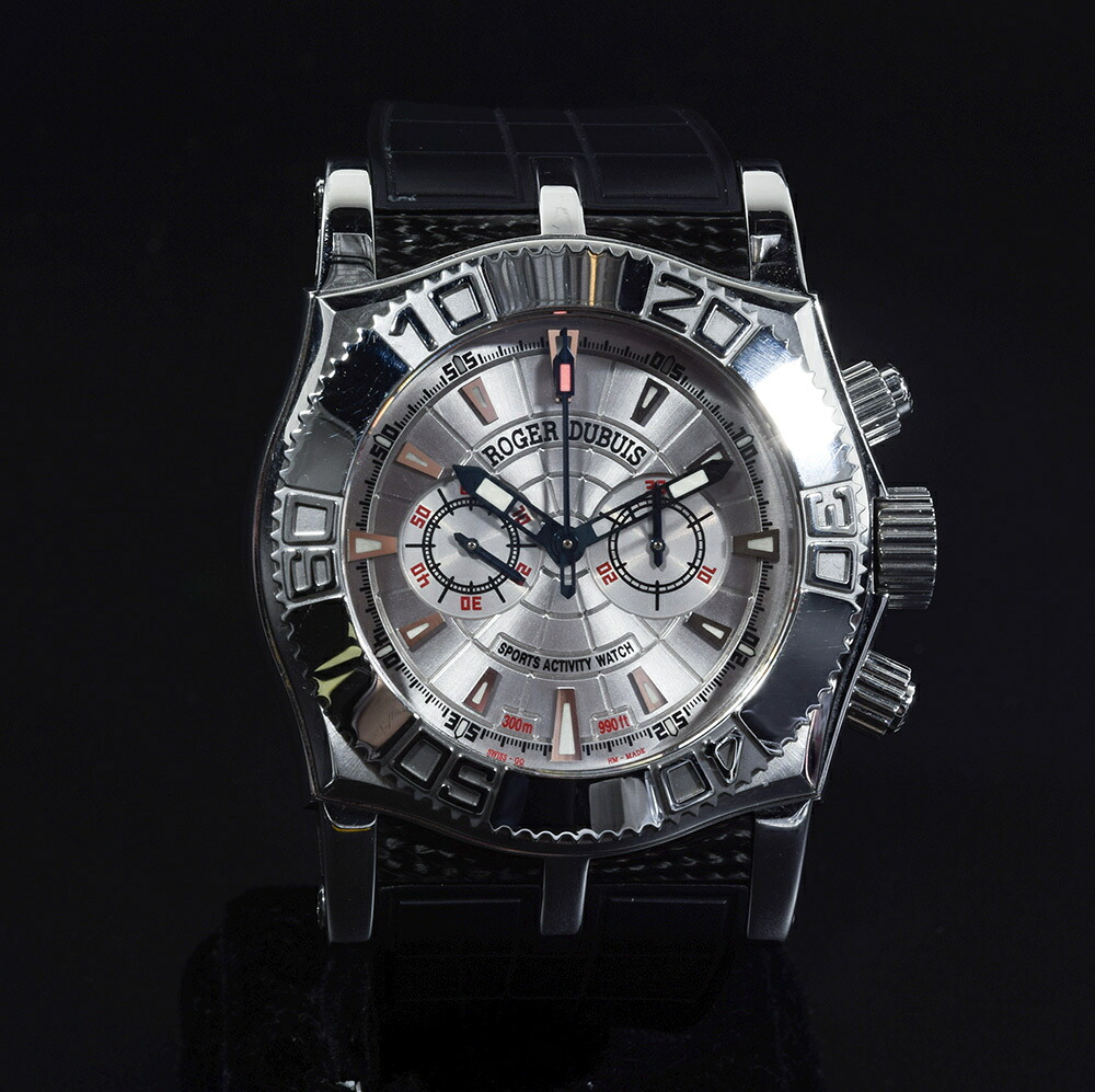 美品 ROGER DUBUIS ジェ・デュブイ イージーダイバー クロノグラフ SE46 56 9 3.53