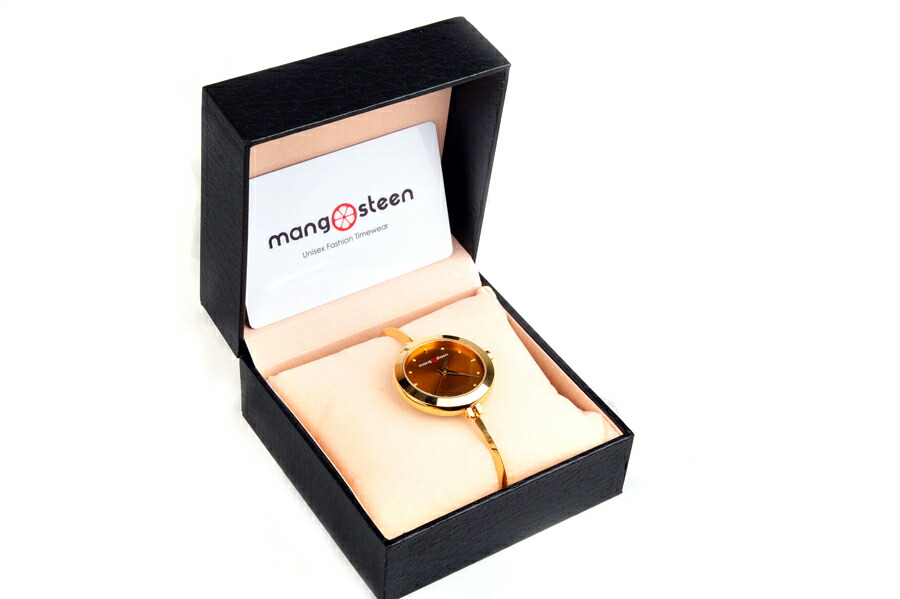 【新品】Mangosteen/マンゴスチン MS-503Bゴールド 韓流 石英ウオッチ
