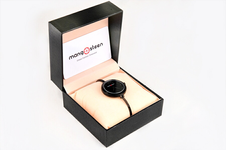 【新品】Mangosteen/マンゴスチン MS-503D 黒いこと 韓流 石英ウオッチ
