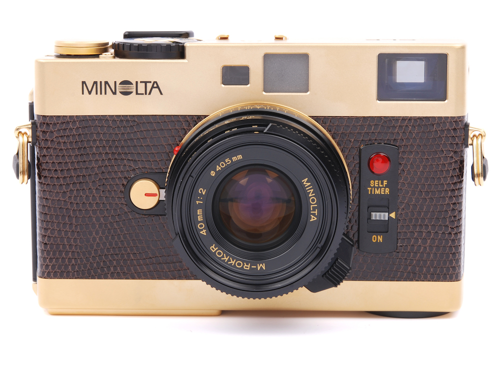 Minolta ミノルタ CLE 40mm ライカMマウント f2 M-Rokkor メッキ加工