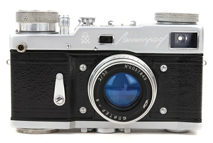 【美品】Leningrad GOMZ Leningrad 1956-1968 ソ連産レンジファインダー 50ｍｍｆ2レンズ付き L39マウント #jp24130｜ブレゲカメラ