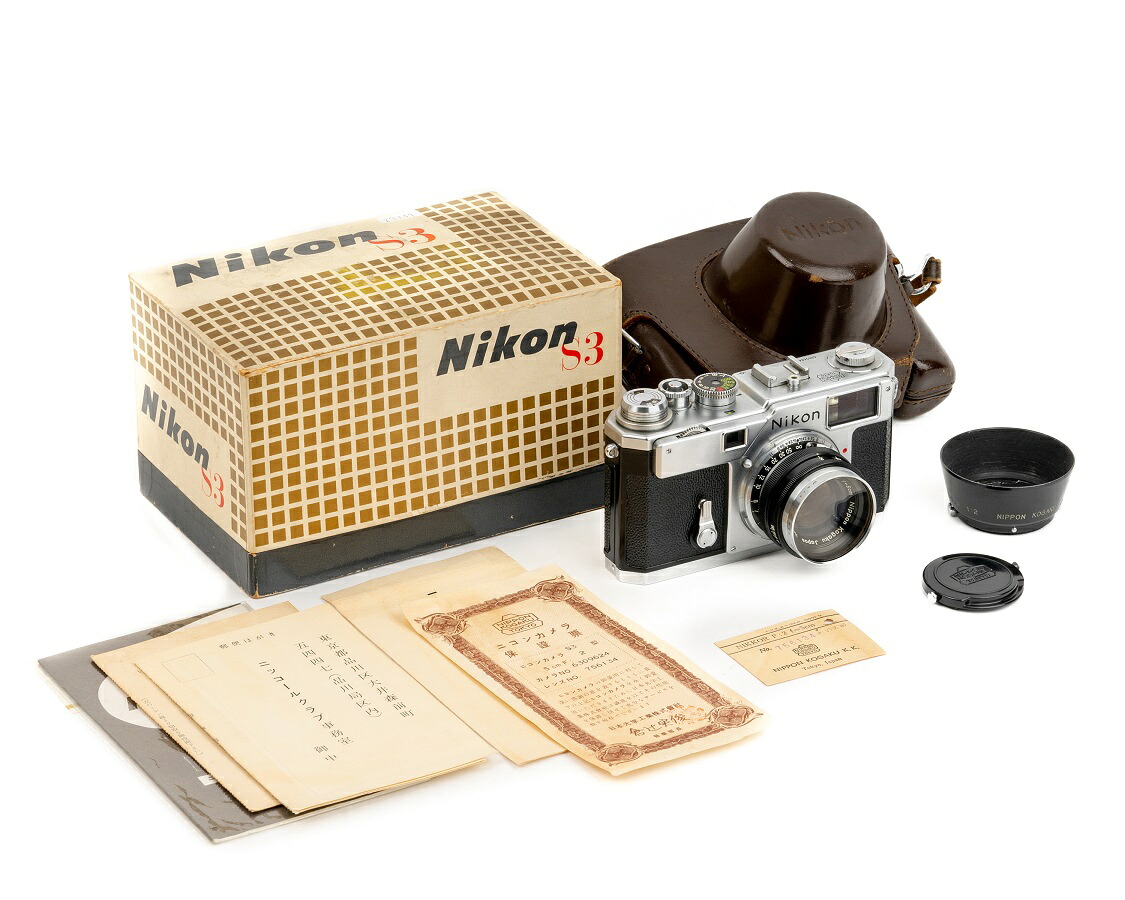 【美品】NIKON/ニコン S3 + Nikkor-H 50mmf2 番号一致箱付き #jp27289|ブレゲカメラ