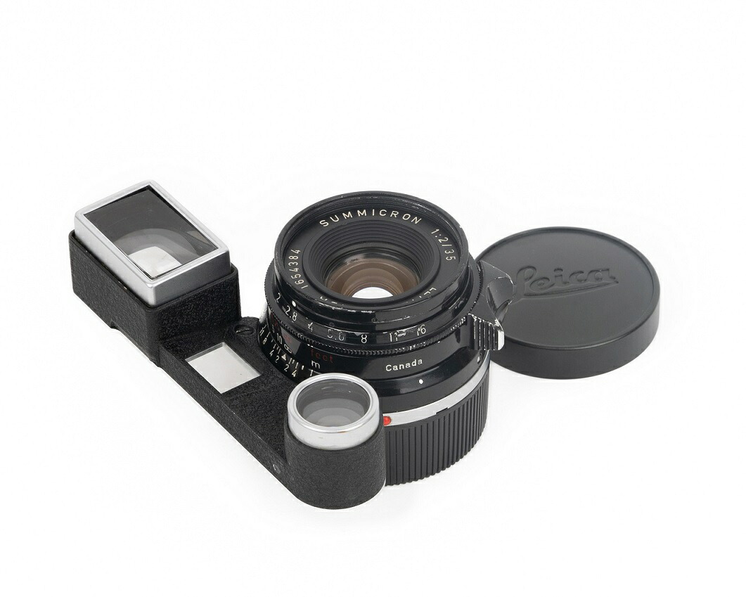 【八枚玉】Leica/ライカ Leitz Canada Summicron 35mm　f2 165萬号 後塗りブラックペイント #jp27500T｜ブレゲカメラ