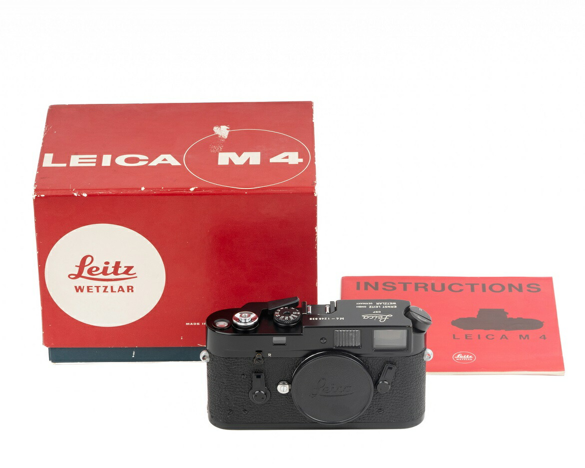 楽天市場】【美品】Leica/ライカ M4 ブラックペイント118万号 番号一致箱完品セット #jp26099 : ブレゲカメラ