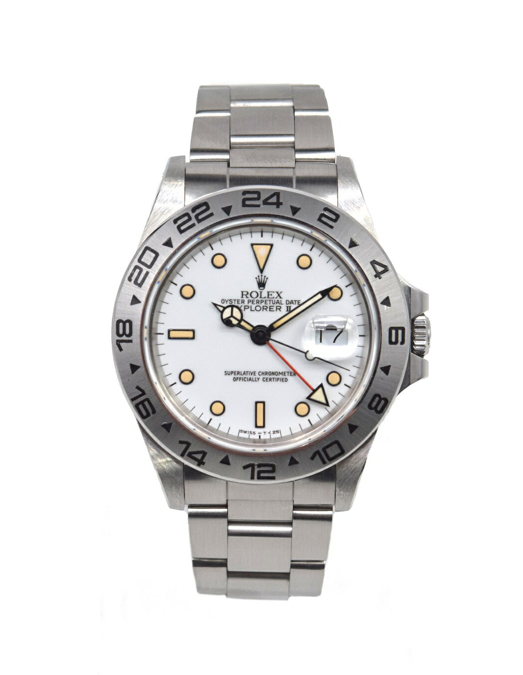 美品　ROLEX/ロレックス Explorer II 16570 White Dial #HK9957｜ブレゲカメラ