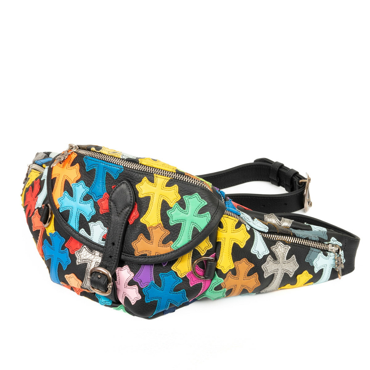 プラスクロス レザー スナットパック / ボディバッグ ウエストバッグ CHROME HEARTS クロムハーツ SNAT PACK スナットパック ウエストバッグ