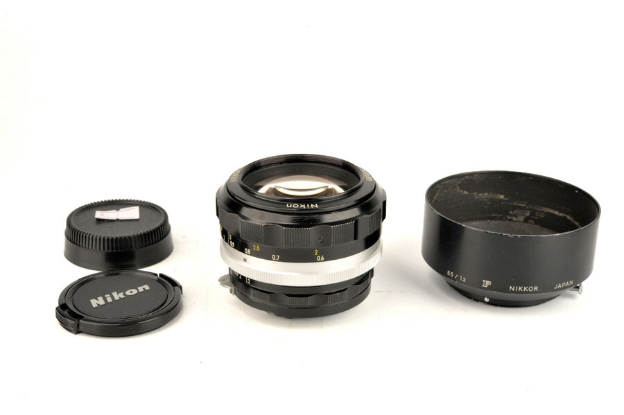 Nikon/ニコン AUTO NIKKOR 55粍/f1.2 水晶体 人工知能学マウント決めなおす #33176