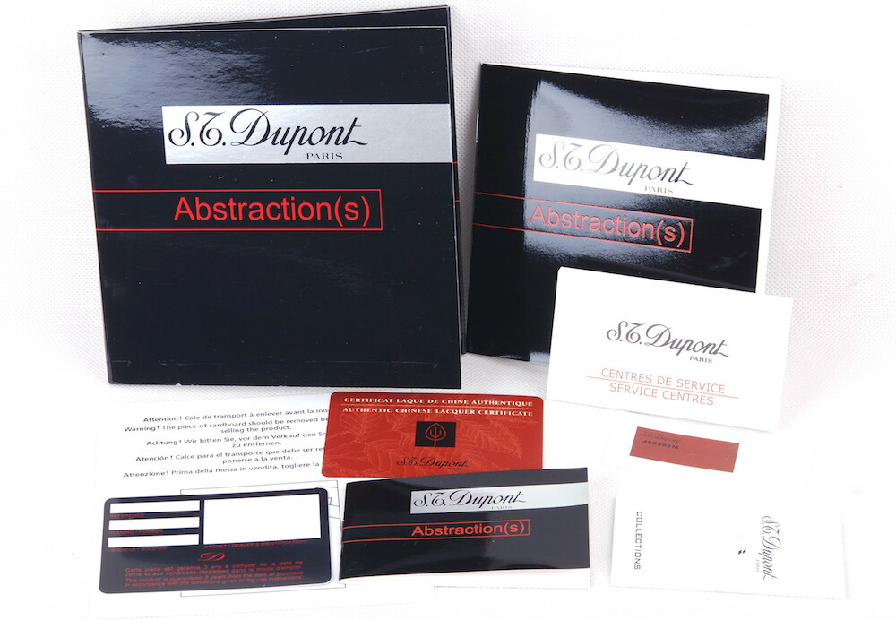 2000年Abstractions(s)制限事項 新品S.T.Dupontデュポン 18K筆 480999M