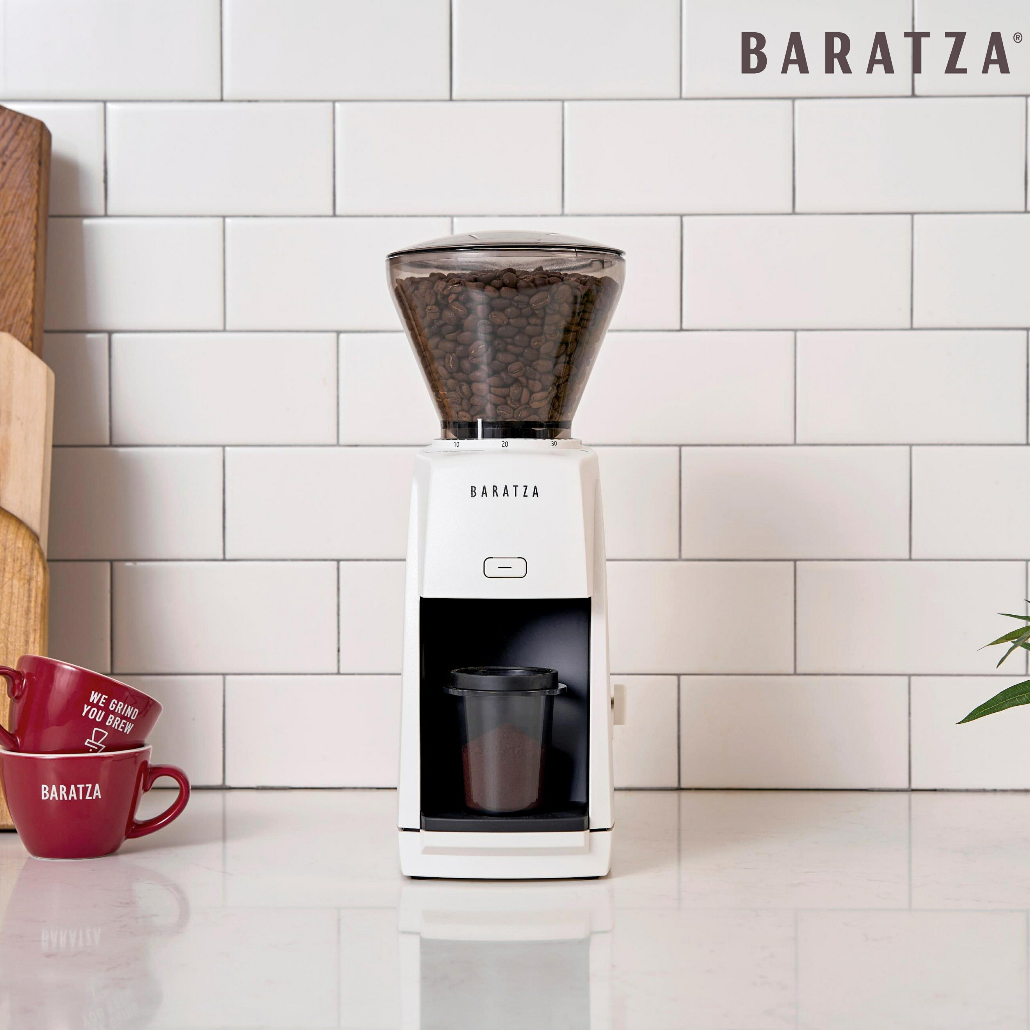 Baratza Encore ESP White ホワイト 白 粒度40段階調整 お手入れ簡単 清掃ブラシ付き コーヒーミル 電動 コーン式 コニカル ポルタフィルター 電動コーヒーミル コーヒーグラインダー 電動 コーヒーグラインダー エスプレッソ 家庭用コーヒーグラインダー