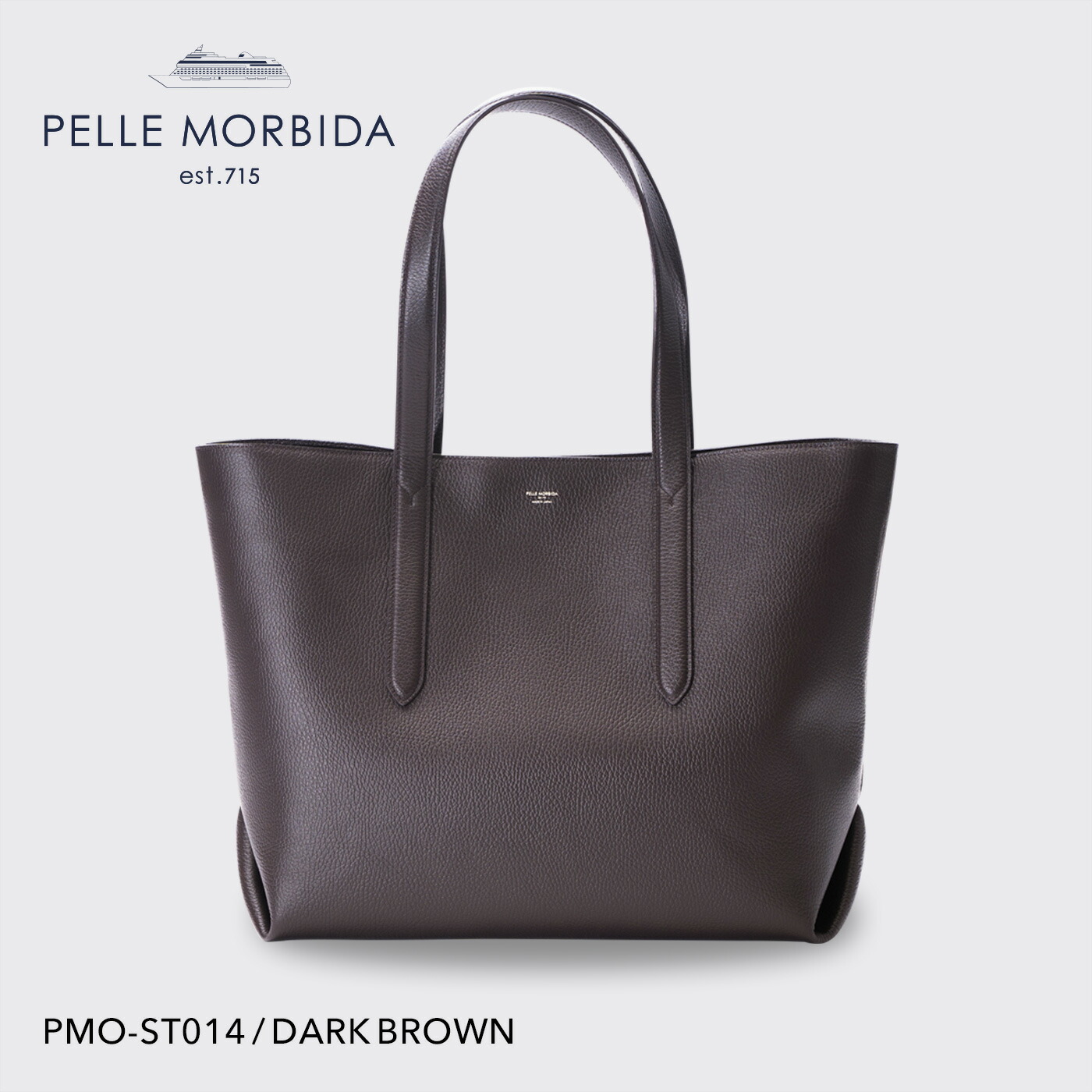 【置き目取りまわし店】尖んがり10倍【PELLE MORBIDA ペッレモルビダ】コローレ 牛皮 本革 なめし革 トート メンズ 【差し上げ物 差し上げ物】日本製  PMO-ST014  [貨物輸送無料]