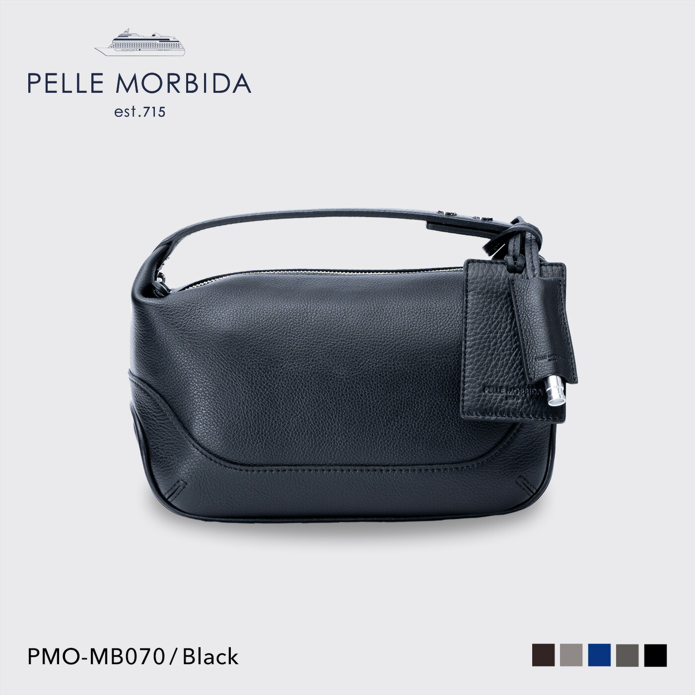 【置き目取りまわし店】尖んがり10倍【PELLE MORBIDA ペッレモルビダ】メイデンヴォヤージュ シュリンクレザー 牛皮 本革 なめし革 クラッチペダル御徒面子 商行為 通い メンズ【差し上げ物 差し上げ物】日本製 PMO-MB070 [貨物輸送無料]