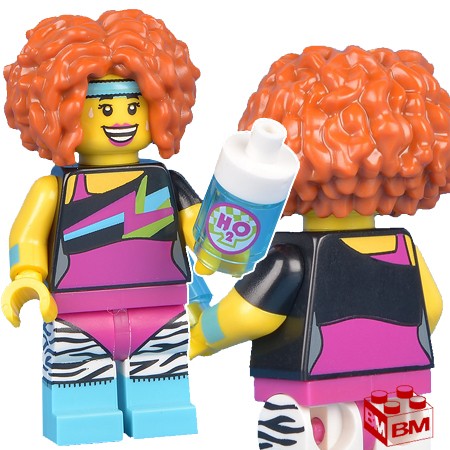 楽天市場 レゴ ミニフィギュア シリーズ１７ フィットネスインストラクター Lego Minifigures Series17 Dance Instructor 14 Brick Master