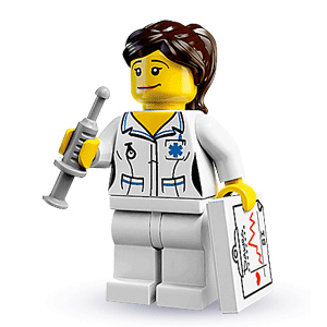 レゴ ミニ図形 続きもの 1 白衣の天使  | lego  8683 ミニフィグ