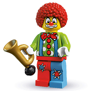 レゴ ミニ図形 続きもの 1 ピエロ  | lego  8683 ミニフィグ