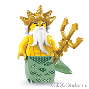 レゴ ミニ図形 続きもの 7 海の王さま | lego 8831 ミニフィグ 【電子メイル便不可商いもの】