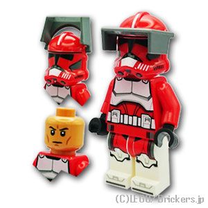 レゴ スター・ウォーズ ミニフィグ コマンダー 稲荷 - クローン・トルーパー コルサント・ガード| LEGO完全無欠品の 図形 あやつり人形 ミニ図形