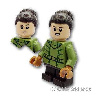 レゴ スター・ウォーズ ミニフィグ レイア姫(揺籃期期) - スター・ウォーズ| LEGO完全無欠品の 図形 あやつり人形 ミニ図形