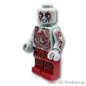 レゴ スーパー・ヒーローズ ミニフィグ ドラックス| LEGO完全無欠品の 図形 あやつり人形 ミニ図形