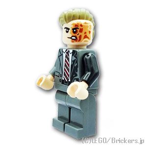 レゴ スーパー・ヒーローズ ミニフィグ トゥーフェイス (#76303) / バットマン| LEGO完全無欠品の 図形 あやつり人形 ミニ図形
