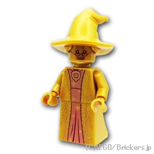 レゴ ハリー・ポッター ミニフィグ ミネルバ・マクゴナガル仕立て上げる - 20th Anniversary| LEGO完全無欠品の 図形 あやつり人形 ミニ図形