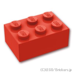 【楽天市場】レゴ 基本 パーツ ブロック 2 x 4 [Red/レッド] | LEGO 